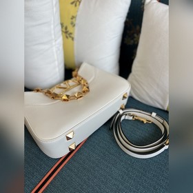 Valentino Цепочка на плечо, регулируемый кожаный ремень для ноше