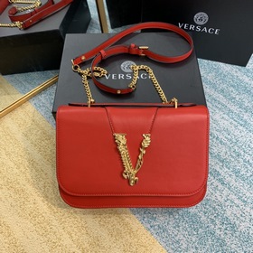 Versace Телячья кожа Модель Medusa с одним плечевым ремнем Сумк
