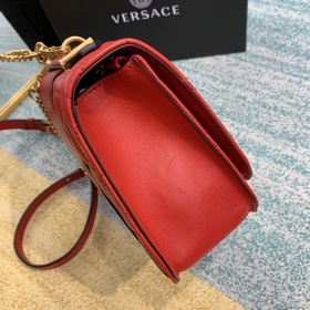 Versace Вышитая кожа Сумка через плечо Versace Virtus с изображе