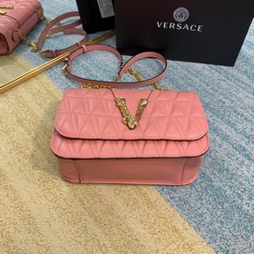Versace Вышитая овечья кожа Сумка через плечо Medusa Сумка укра