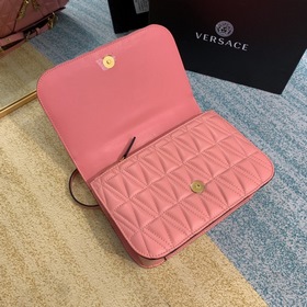 Versace Вышитая овечья кожа Сумка через плечо Medusa Сумка укра