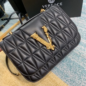 Versace Вышитая кожа овцы Сумка через плечо Medusa Сумка украше