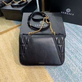 Versace Вышитая кожа овцы Сумка через плечо Medusa Сумка украше