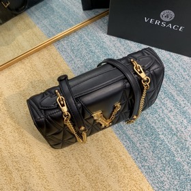 Versace Вышитая кожа овцы Сумка через плечо Medusa Сумка украше