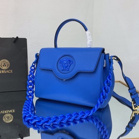 Versace Medusa двухцветная сумка среднего размера Весенняя и лет