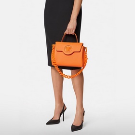 Versace Medusa Orange Medium Весенняя и летняя коллекция сумок w