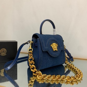 Versace Маленькая сумка из денима Сумка из коллекции весна-лето 