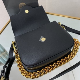 Versace Сумка-тофу Изготовлена в Италииз высококачественной кожи