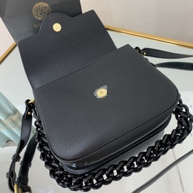 Versace Сумка-тофу Изготовлена в Италииз высококачественной кожи
