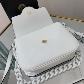 Versace Сумка-тофу Изготовлена в Италииз высококачественной кожи