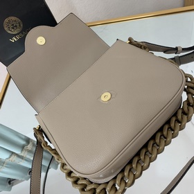 Versace Сумка-тофу Изготовлена в Италииз высококачественной кожи