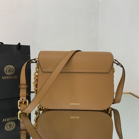 Versace Сумка-тофу Изготовлена в Италииз высококачественной кожи
