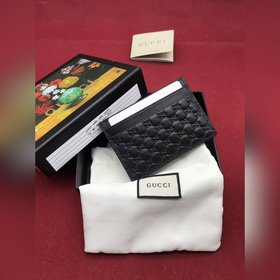 Gucci, высококачественный товар, тонкая карта, кожа с четким прин