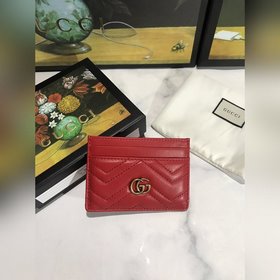 Gucci, высококачественный товар, небольшой кожаный кошелек с двой