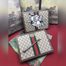 Gucci, оригинал [губы] Серия сумок Ophidia с изображением счастли