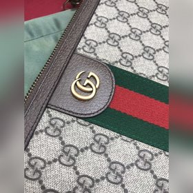 Gucci, оригинал [губы] Серия сумок Ophidia с изображением счастли
