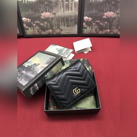 Gucci, высококачественный товар, карточный чехол GG Marmont, с ло