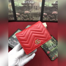 Gucci, высококачественный продукт, карточный чехол GG Marmont, с