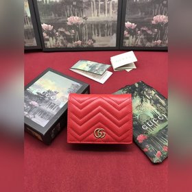 Gucci, высококачественный продукт, карточный чехол GG Marmont, с 
