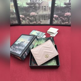 Gucci, высококачественный продукт, карточный чехол GG Marmont, с