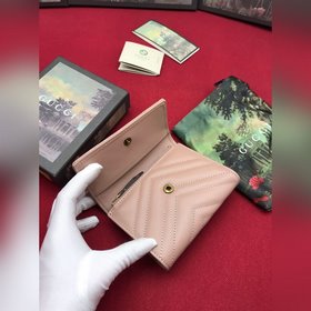 Улучшенная версия оригинального короткого кошелька GG Marmont с т