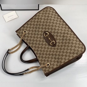 Новая модель Gucci № 623695, цвет： абрикосовый, размеры： 42x32x13