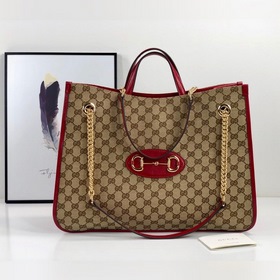 Новая модель Gucci № 623695, цвет： абрикосовый и красный, размеры