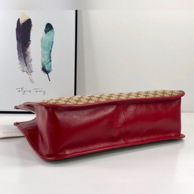Новая модель Gucci № 623695, цвет： абрикосовый и красный, размеры