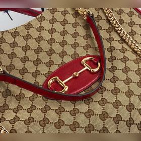 Новая модель Gucci № 623695, цвет： абрикосовый и красный, размеры