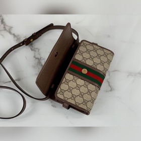 Новая модель Gucci, номер 645082, цвет： коричневый, размеры： 19,5