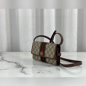 Новая модель Gucci, номер 645082, цвет： коричневый, размеры： 19,5