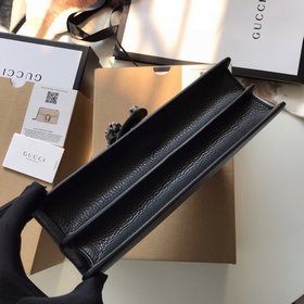 Сумка Gucci 400249 с двойной застежкой виде головок двух тигров и