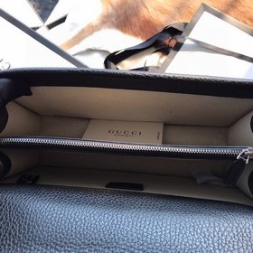 Сумка Gucci 400249 с двойной застежкой виде головок двух тигров и