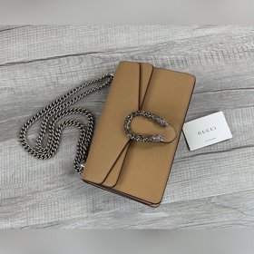 Новая модель Gucci № 400249 из кожи цвета абрикосового, размеры 2