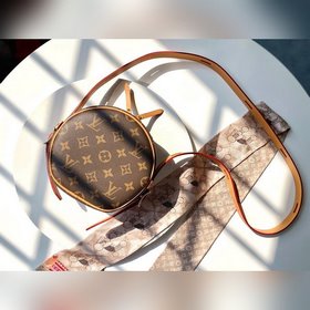 LV Самая красивая маленькая сумка в форме круглого пирога в истор