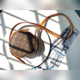 LV Самая красивая маленькая сумка в форме круглого пирога в истор