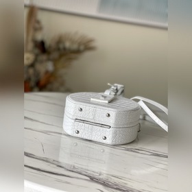 LV Модель： M43514 с крокодиловым узором N94071 белая сумка PETIT