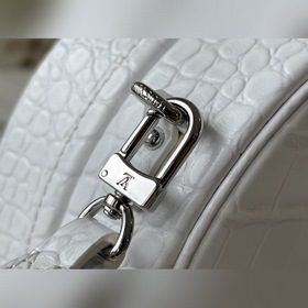 LV Модель： M43514 с крокодиловым узором N94071 белая сумка PETIT