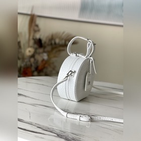 LV Модель： M43514 с крокодиловым узором N94071 белая сумка PETIT