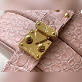 LV Модель： M43514 Аллигатор N94160 Светло-розовая сумка PETITE B