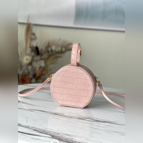 LV Модель： M43514 Аллигатор N94160 Светло-розовая сумка PETITE B