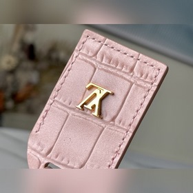 LV Модель： M43514 Аллигатор N94160 Светло-розовая сумка PETITE B