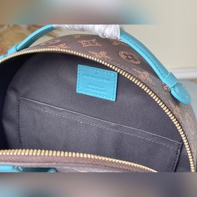 LV Артикул： M59706 Синяя сумка-диск Уникальная круглая форма и к