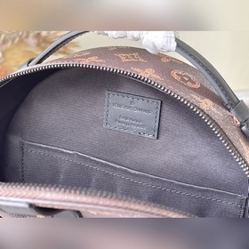 LV Артикул： M59706 Черный круглый чемодан Уникальная круглая фор