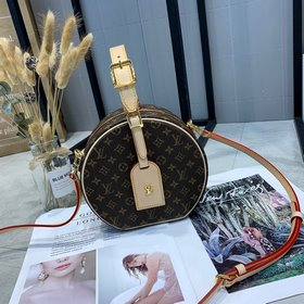 Сумка LV Monogram из ткани с покрытием Размеры： 17,5 x 16,5 x 7,5