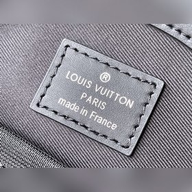 LV Артикул： M46273 Круглая сумка из парусины и элегантной кожи 