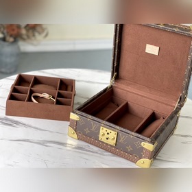 LV Артикул： M20040 Коробка для украшений коричневого цвета. Коро