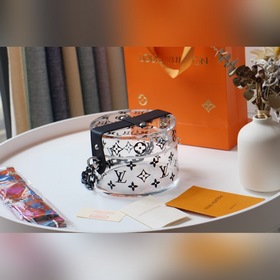 LV Артикул： GI0430 Контейнер для хранения Фиолетовый логотип бре