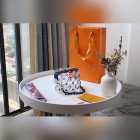 LV Артикул： GI0430 Контейнер для хранения Фиолетовый логотип бре