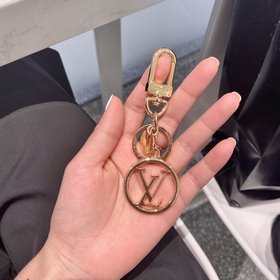 LV модель M68000 cirle полностью стальной брелок для ключей ярки